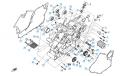 Левая половина картера (c 2014) Левая половина картера (c 2014)