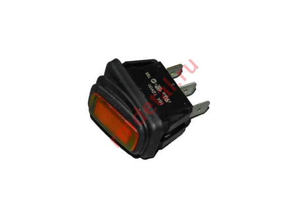 0132573  Выключатель влагозащитный OFF-ON 25A с желтой подсветкой R13-238B6E