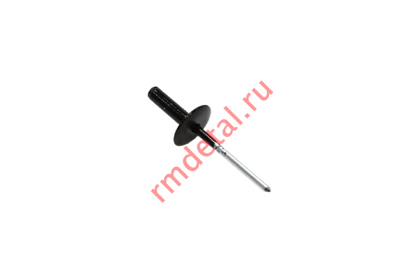 0140940  Заклепка вытяжная с широким бортиком алюминий/сталь 4.8х16/16  RAL9005 (черная)
