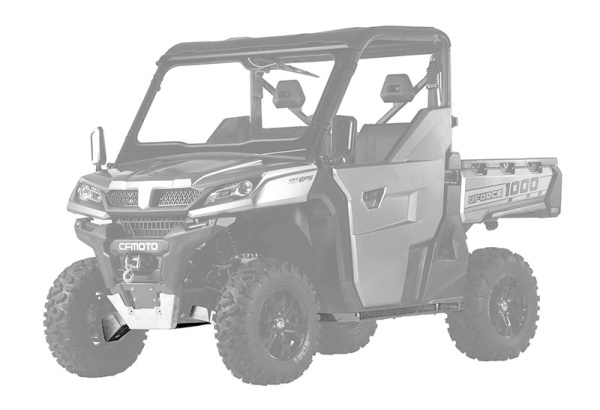 40.3980  Комплект защиты днища для CFMOTO U10 EPS (до 2023 года)